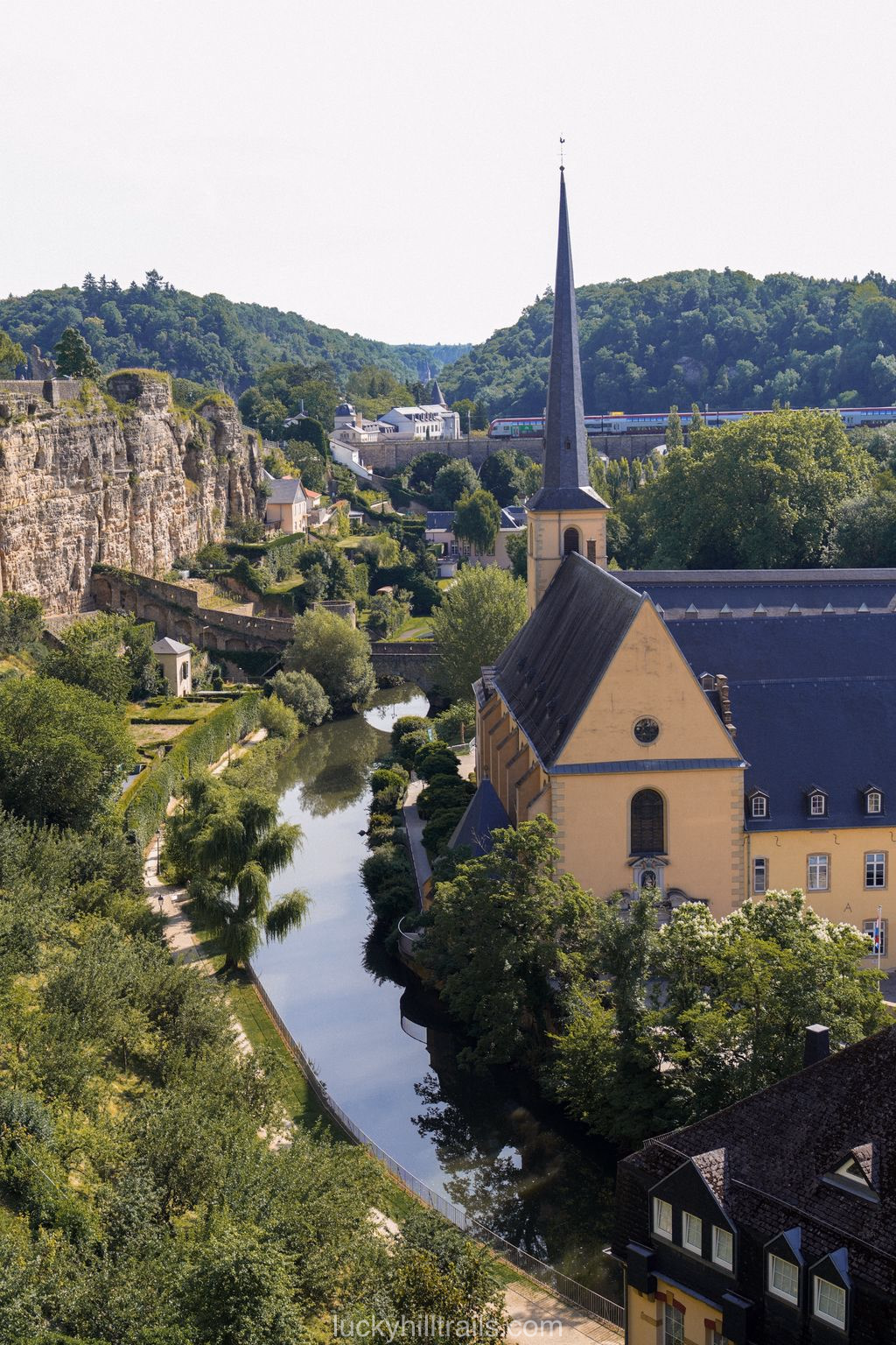 View of Grund from Scenic Corridor
