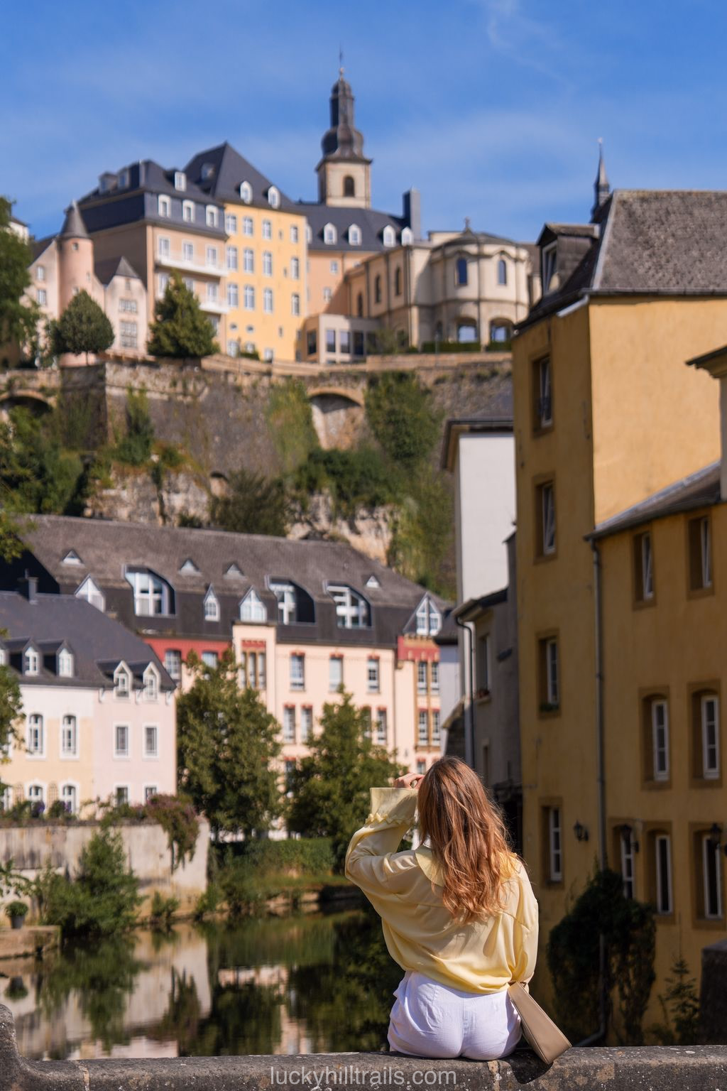 View from Rue Münster bridge